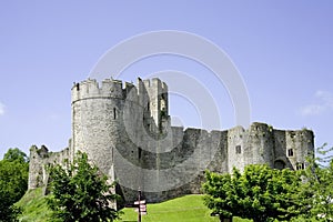 Chepstow castle monmouthside wales