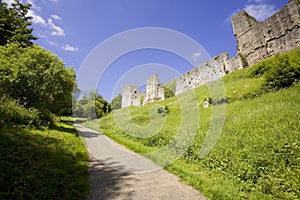 Chepstow castle monmouthside wales