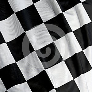 Chequered Flag Closeup