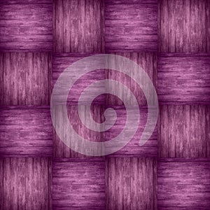 Chequered pattern wooden violet background