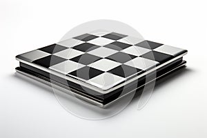 Chequered Plate on white background