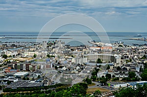 Cherbourg, panoramic city view