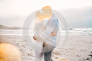 Cherish every moment. a mature couple spending a day at the beach.