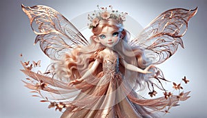 Cherish-Series: Enchanting Dance of the Rose Gold Fairy