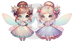 Cherish-Series: Enchantment of Blossom-Crowned Fairies