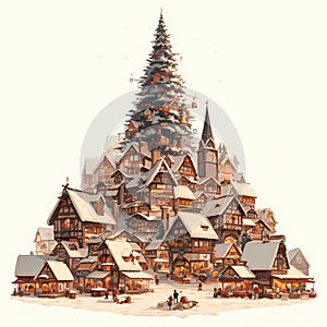 Cherished Christmas: Cozy German Village,