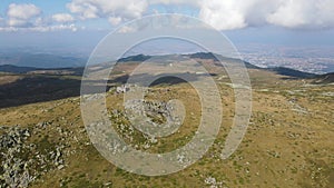 Cherni Vrah peak at Vitosha Mountain, Sofia City Region, Bulgaria