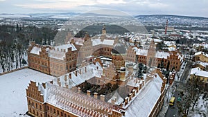 CHERNIVTSI, UKRAINE - Residence of Bukovinian and Dalmatian Metropolitans.