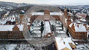 CHERNIVTSI, UKRAINE - Residence of Bukovinian and Dalmatian Metropolitans.