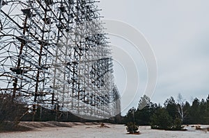 Chernobyl-2 - Soviet over-the-horizon OTH radar system of the missile defense. Chernobyl, Pripyat