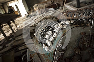 Chernobyl - Cash register in abandoned store