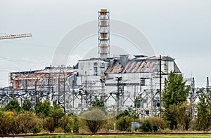 Chernobyl Nuclear Power Plant sarcophagus