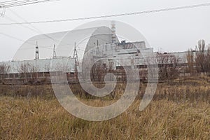 Chernobyl, Ukraine. 4 block of Chernobyl nuclear power plant