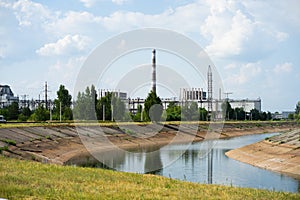 Chernobyl / Ukraine  Chernobyl exclusion zone. Ruins of abandoned places. Zone of high radioactivity. Ruins of buildings