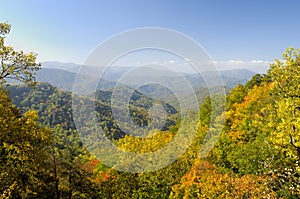 Cherohala Skyway in late October