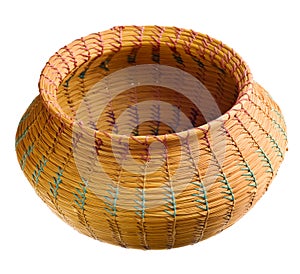 Cherokee handwoven basket photo