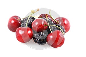 Cherries and Berries. photo