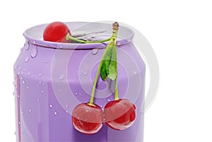 Cherries and tin