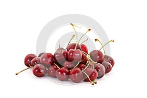 Cherries on White photo