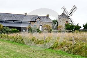 Cherrueix, France - september 7 2020 : picturesque village
