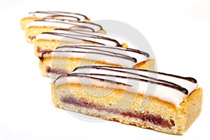 Cherry Bakewell Slices