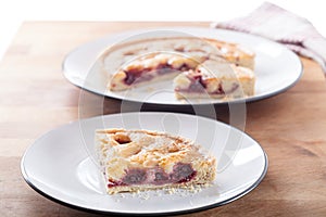 Cherry Bakewell Tart