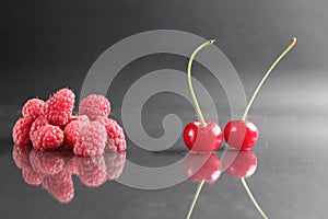 Cherry berries and raspberries against each other condemnation of society rejection of a person by society one against all outcast