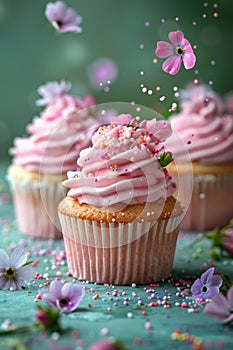 Cherry Blossom Cupcakes Celebration