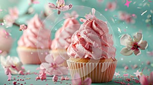 Cherry Blossom Cupcakes Celebration