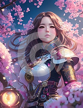 Cherry Blossom Fantasia: A Dreamy Fantasy Girl
