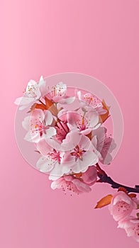 Cherry blossom flower isolated story wallpaper background