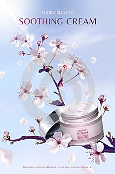 Cherry blossom soothing cream