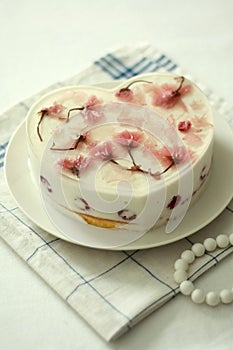 Cherry blossoms Mousse cake
