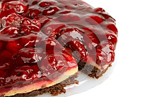 Cherry cake photo