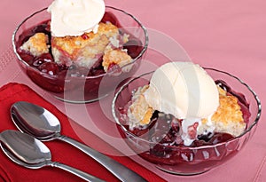 Cherry Cobbler Dessert