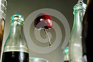 Cherry Cola Soda Concept
