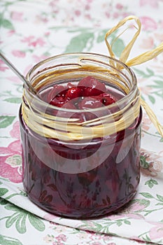 Cherry confiture.
