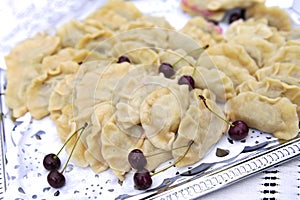 Cherry dumplings