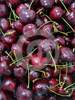 Cherry fruit healthy beautiful vitamin