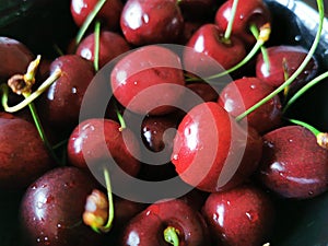 Cherry, healthy fruit enrich of vitamin