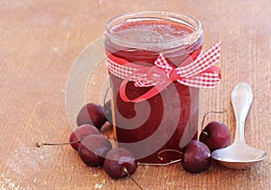 Cherry homemade jam