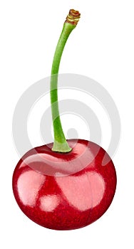 Cherry isolated on white