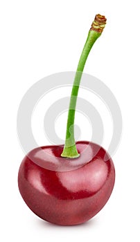 Cherry isolated on white