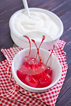 Cherry maraschino photo