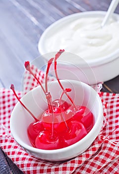 Cherry maraschino photo