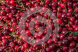 Cherry in market