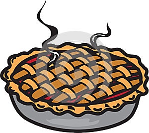 Cherry pie icon