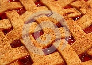 Cherry Pie with Lattice Top photo