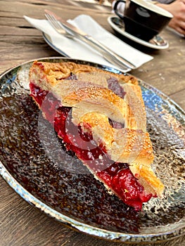 Cherry Pie served at Restaurant Freshly Baked