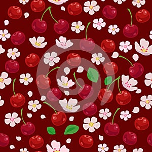 Cherry Seamless Pattern